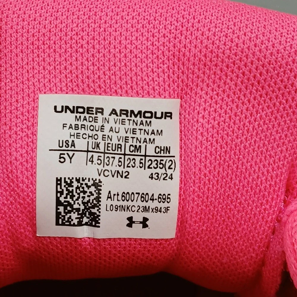 Under Armour GGS HOVR Turbulence 2 Running Sneakers Girls 5Y Multi 6007604-695